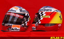 New design for Schuey's helmet