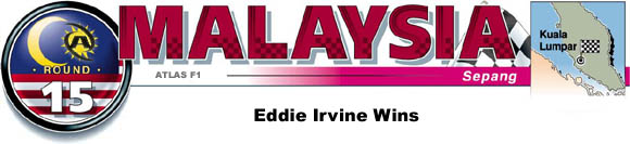 Eddie Irvine Wins - Malaysian GP