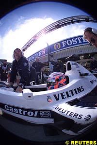 Button in the pits, today