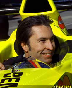 Heinz Harald Frentzen pleased with the EJ10