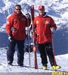 Barrichello and Schumacher, today