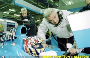 Alexander Wurz and Flavio Briatore, today